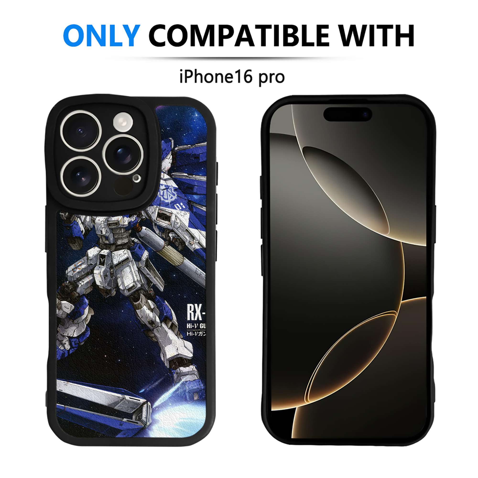（画像用） 機動戦士ガンダム Mobile Suit Gundam 【iPhone 16シリーズ対応】シリコンスマホケース（レザー調） 材質：シリコン